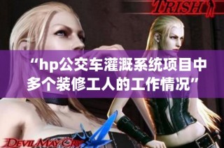 “hp公交车灌溉系统项目中多个装修工人的工作情况”