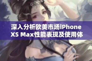 深入分析欧美市场iPhone XS Max性能表现及使用体验