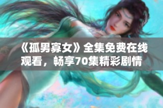 《孤男寡女》全集免费在线观看，畅享70集精彩剧情