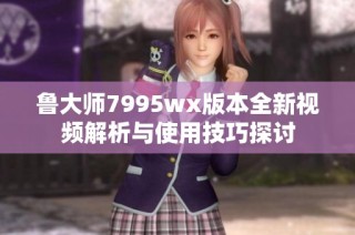 鲁大师7995wx版本全新视频解析与使用技巧探讨