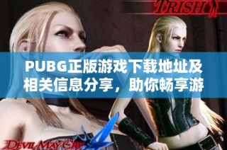 PUBG正版游戏下载地址及相关信息分享，助你畅享游戏乐趣