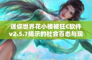 迷你世界花小楼被狂C软件v2.5.7揭示的社会百态与现实问题探讨