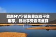 最新MV字幕免费观看平台推荐，轻松享受音乐盛宴