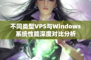 不同类型VPS与Windows系统性能深度对比分析