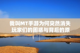 我叫MT手游为何突然消失 玩家们的困惑与背后的原因解析