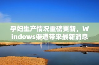 孕妇生产情况重磅更新，Windows渠道带来最新消息