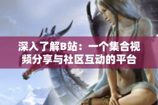 深入了解B站：一个集合视频分享与社区互动的平台