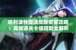 哈利波特魔法觉醒密室攻略：高效通关卡组搭配全解析