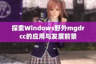 探索Windows野外mgdrcc的应用与发展前景