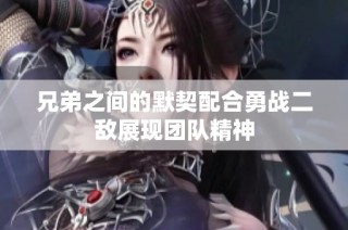 兄弟之间的默契配合勇战二敌展现团队精神