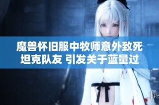 魔兽怀旧服中牧师意外致死坦克队友 引发关于蓝量过量讨论的热议