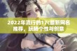 2022年流行的17c最新网名推荐，玩转个性与创意