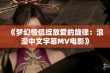 《梦幻情侣绽放爱的旋律：浪漫中文字幕MV电影》