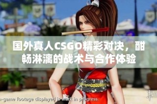 国外真人CSGO精彩对决，酣畅淋漓的战术与合作体验