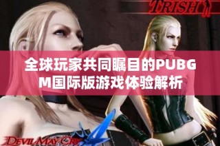 全球玩家共同瞩目的PUBGM国际版游戏体验解析