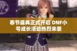 春节盛典正式开启 DNF小号成长活动热烈来袭