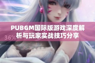 PUBGM国际版游戏深度解析与玩家实战技巧分享