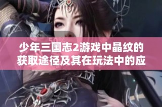 少年三国志2游戏中晶纹的获取途径及其在玩法中的应用详细解析