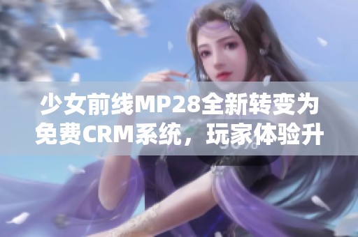 少女前线MP28全新转变为免费CRM系统，玩家体验升级