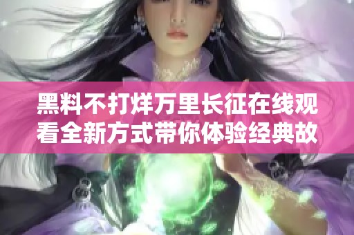 黑料不打烊万里长征在线观看全新方式带你体验经典故事