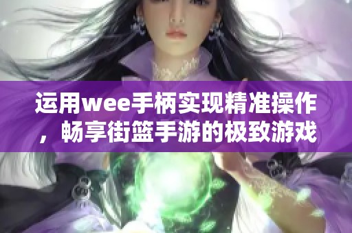 运用wee手柄实现精准操作，畅享街篮手游的极致游戏体验与操控乐趣