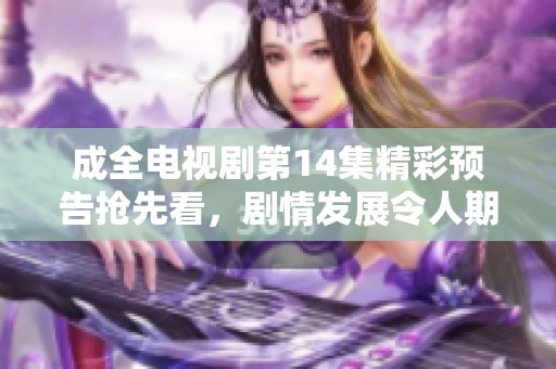 成全电视剧第14集精彩预告抢先看，剧情发展令人期待！