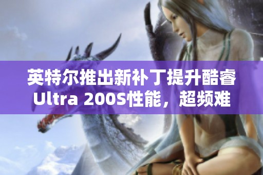 英特尔推出新补丁提升酷睿Ultra 200S性能，超频难度加大