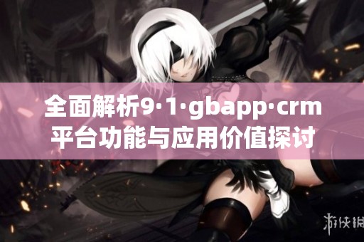 全面解析9·1·gbapp·crm平台功能与应用价值探讨