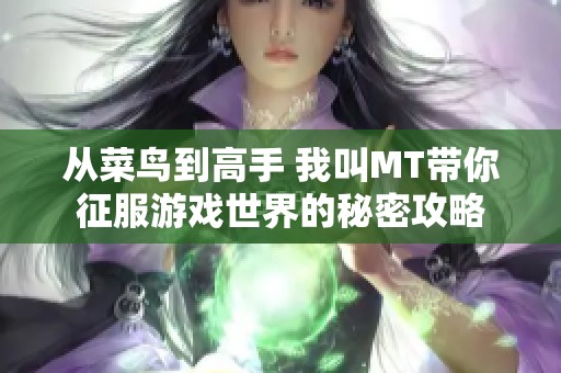 从菜鸟到高手 我叫MT带你征服游戏世界的秘密攻略