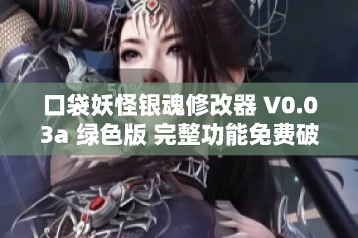 口袋妖怪银魂修改器 V0.03a 绿色版 完整功能免费破解软件下载