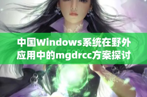 中国Windows系统在野外应用中的mgdrcc方案探讨与分析